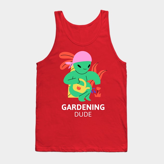 Gardening Dude Tank Top by Inspire Wizard